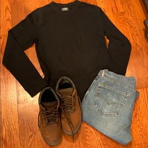 WTO2 Men’s Long Sleeve Shirt W/Zipper sides